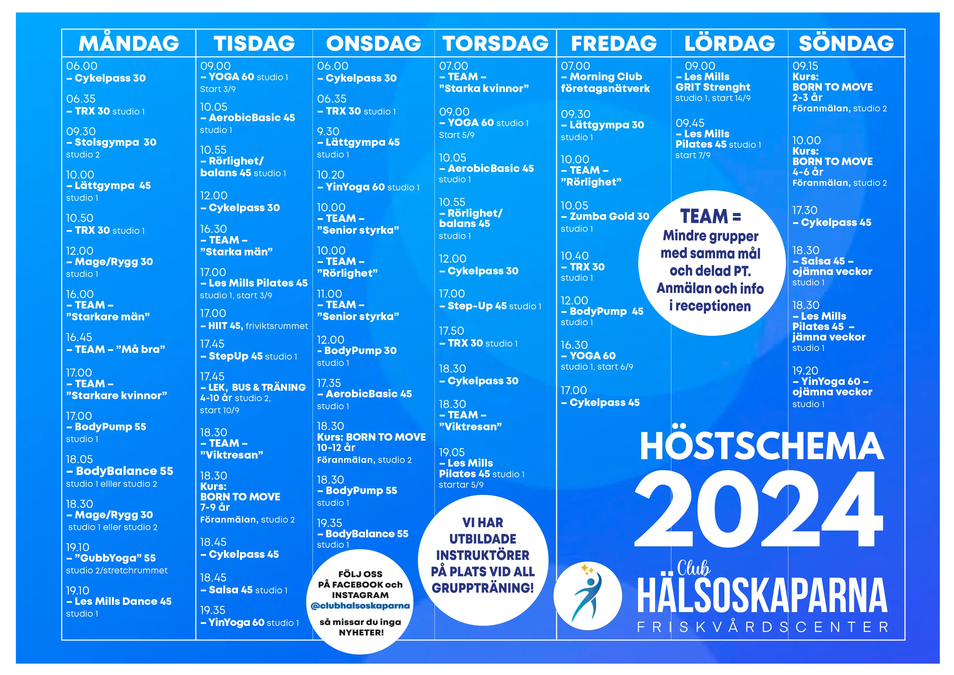 Gruppträning på Club Hälsoskaparna